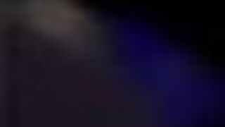 Strobe light blow job in pantyhose by sexy brunette in sheer tan nylon porn video