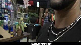 Sexy wild chick gets paid to fuck 14 porn video